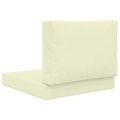 vidaXL Vankúš na vonkajšiu pohovku Polyester Krémová 60 x 60 cm