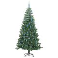 vidaXL Vianočný stromček Zelená 240 cm PVC