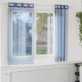 vidaXL Voile Záclony s priechodkami 2 ks Royal Blue