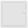vidaXL Access Panel Biela 33 x 33 x 3 cm Oceľ