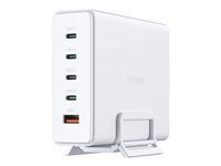 D-Link DCF-241 - Sieťový adaptér - GaN + AC napájací adaptér - 240 watt - 5 A - napájanie Power Delivery 3.1, QC 4.0 - 5 výstupných konektorov (4 x USB-C, USB typ A) - Európa