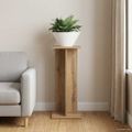 vidaXL Stojan na rastliny Dub artisan 25 x 25,5 x 60,5 cm