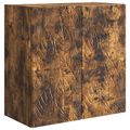 vidaXL Nástenná skrinka 59 x 31 x 60 cm Kompozitné drevo Dymový dub