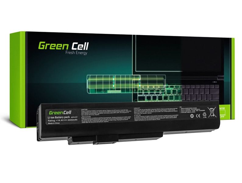 Green Cell MS04 batéria pre MSI CR640 CX640, Medion Akoya E6221 E7220  P6634 P6815, Fujitsu LifeBook