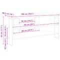 vidaXL RohováTVskriňa 102x40,5x45cm Čierna Kompozitné drevo