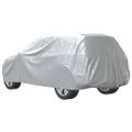 vidaXL Plachta na auto pre SUV s popruhmi plná strieborná L