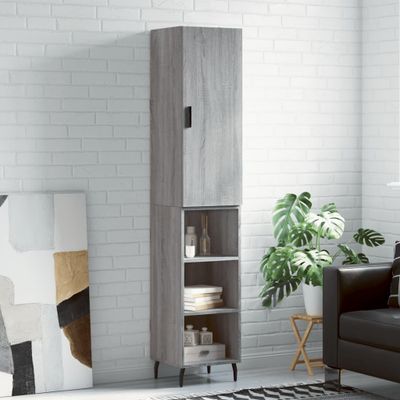 vidaXL Vysoká skrinka dub sonoma 34,5x34x180 cm spracované drevo