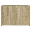 vidaXL Nočný stolík dub sonoma 57x55x36 cm spracované drevo