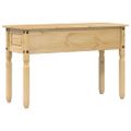 vidaXL Konzolový stolík Corona 115x46x73 cm borovicový masív