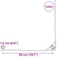 vidaXL Tarpaulin 650g / m² Béžová 5 x 8 m Plátno s PVC povrchom