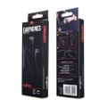 Káblové slúchadlá Maxlife MXEP-01 jack 3,5mm čierne
