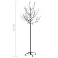 vidaXL Vianočný stromček 120 LED farebné svetlo kvety čerešne 150 cm
