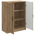 vidaXL Servírovacia skriňa Dub artisan 66 x 34,5 x 87 cm