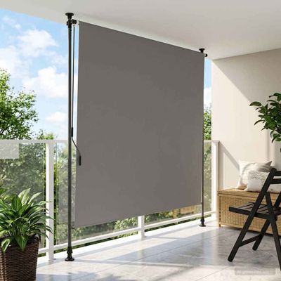 vidaXL Vonkajšia roleta Svetlosivá 200 x 270 cm