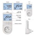 Termostat EMOS P56601FR GoSmart do zásuvky s funkcou digitálneho časovača 2v1 s WiFi