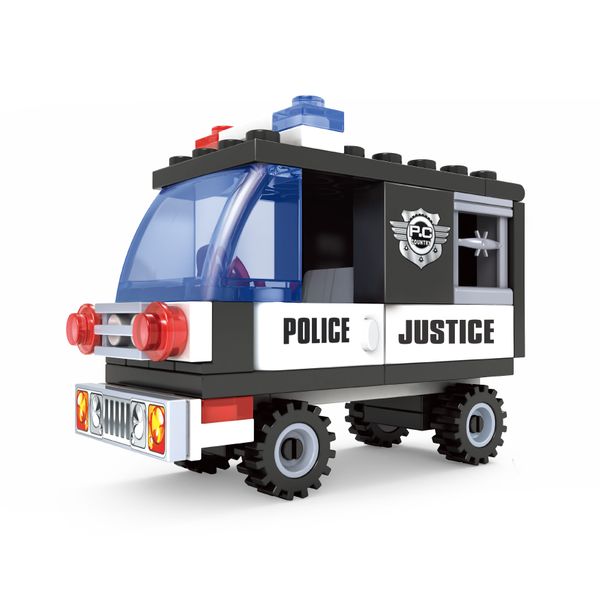 Kompatibilná stavebnica BLOXO polícia auto 48 ks