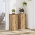 vidaXL Stojany na rastliny 2 ks dub artisan 30x30x70 cm kompoz. drevo