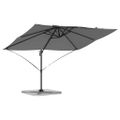 vidaXL Slnečník 351 x 250 x 260 cm Polyester a hliník Antracit