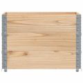 vidaXL Paletové ohrádky 3 ks 80x60 cm borovicový masív