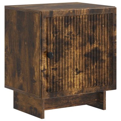 vidaXL Nočný stolík Dymový dub 43 x 34,5 x 50 cm Kompozitné drevo