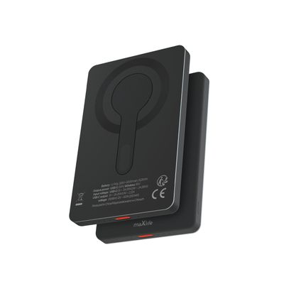 Maxlife wireless power bank MXPB-05 20W PD 5000 mAh magnetic black