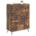 vidaXL Zásuvkový kabinet 66 x 34,5 x 90 cm Kompozitné drevo Dymový dub