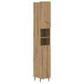 vidaXL 3-dielna skrinka do kúpeľne ZWOLLE Dub artisan Kompozitné drevo