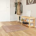 vidaXL Behúň MARSA Biela 100 x 100 cm Polyester a PVC