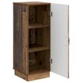 vidaXL Servírovacia skriňa Staré drevo 33 x 34,5 x 87 cm