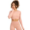 Dámske tričko Hyper Crop-Top Pink - BeastPink, veľkosť XL, veľkosť oblečenia XL