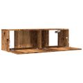 vidaXL TV skrinky nástenné 2 ks staré drevo 100x30x30 cm
