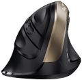 GENIUS Ergo 8250S Champagne Gold/ vertikální/ 1600 dpi/ bezdrátová/ 6tlačítek/ tichá/ černozlatá Myš, bezdrátová, vertikální, 1600DPI, 6 tlacítek, tichá, cerno-zlatá