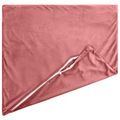 vidaXL Podložka s vankúšom HEERLEN 12 ks Ružová Zamat
