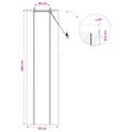 vidaXL Roleta Hnedá 70 x 220 cm Bambus