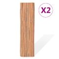 vidaXL Bambusové ploty 2 ks 100x400 cm