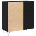 vidaXL Skrinka na gramofónové platne Čierny dub 85 x 38 x 89 cm