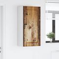 vidaXL Dvierka na umývačku Kalmar Staré drevo 50 x 31 x 100 cm