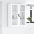 vidaXL Dvierka na umývačku Kalmar Vysoký lesk bielej 80 x 31 x 100 cm