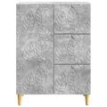vidaXL Servírovacia skriňa Betónovo sivá 66 x 34,5 x 90 cm