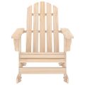 vidaXL Záhradná hojdacia stolička Adirondack jedľový masív