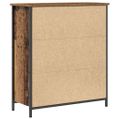 vidaXL Servírovacia skriňa Staré drevo 70 x 30 x 80 cm