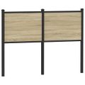 vidaXL Náhradné čelo postele, dub sonoma 120 cm, kompozitné drevo a oceľ