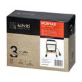 LED pracovný reflektor dobíjací Adviti PORTAX AD-NR-6590L4, 30 W, 2400 lm, IP65, 4000 K LED pracovní reflektor dobíjecí Adviti PORTAX AD-NR-6590L4, 30 W, 2400 lm, IP65, 4000 K