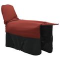 vidaXL Plášť pre kone Bordová a čierna 95 cm Polyester