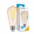 Modee LED Filament Amber ST64 4W E27 300lm, teplá biela, stmievateľná (ML-ST64FA1800K4WE27D)