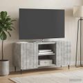 vidaXL TV skrinka Betónovo sivá 102 x 34,5 x 52 cm Kompozitné drevo