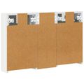 vidaXL Set kabinetov do kúpeľne 3 ks 80 x 10,5 x 50 cm