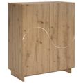 vidaXL Skrinka na topánky 73 x 38 x 87,5 cm Kompozitné drevo