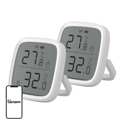 Senzor teploty a vlhkosti SONOFF ZigBee SNZB-02D, balenie po 2 kusoch
