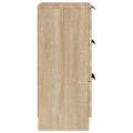 vidaXL Komody 2 ks dub sonoma 30x30x70 cm spracované drevo